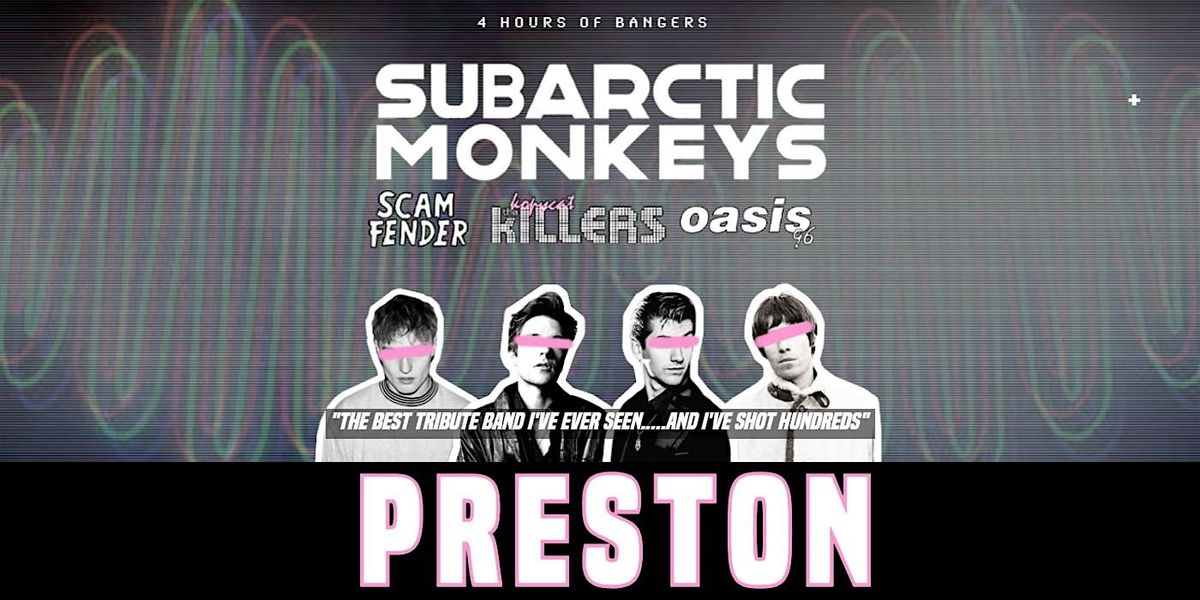 Arctic Monkeys Tribute - Preston Riva Showbar - 1st November 2024