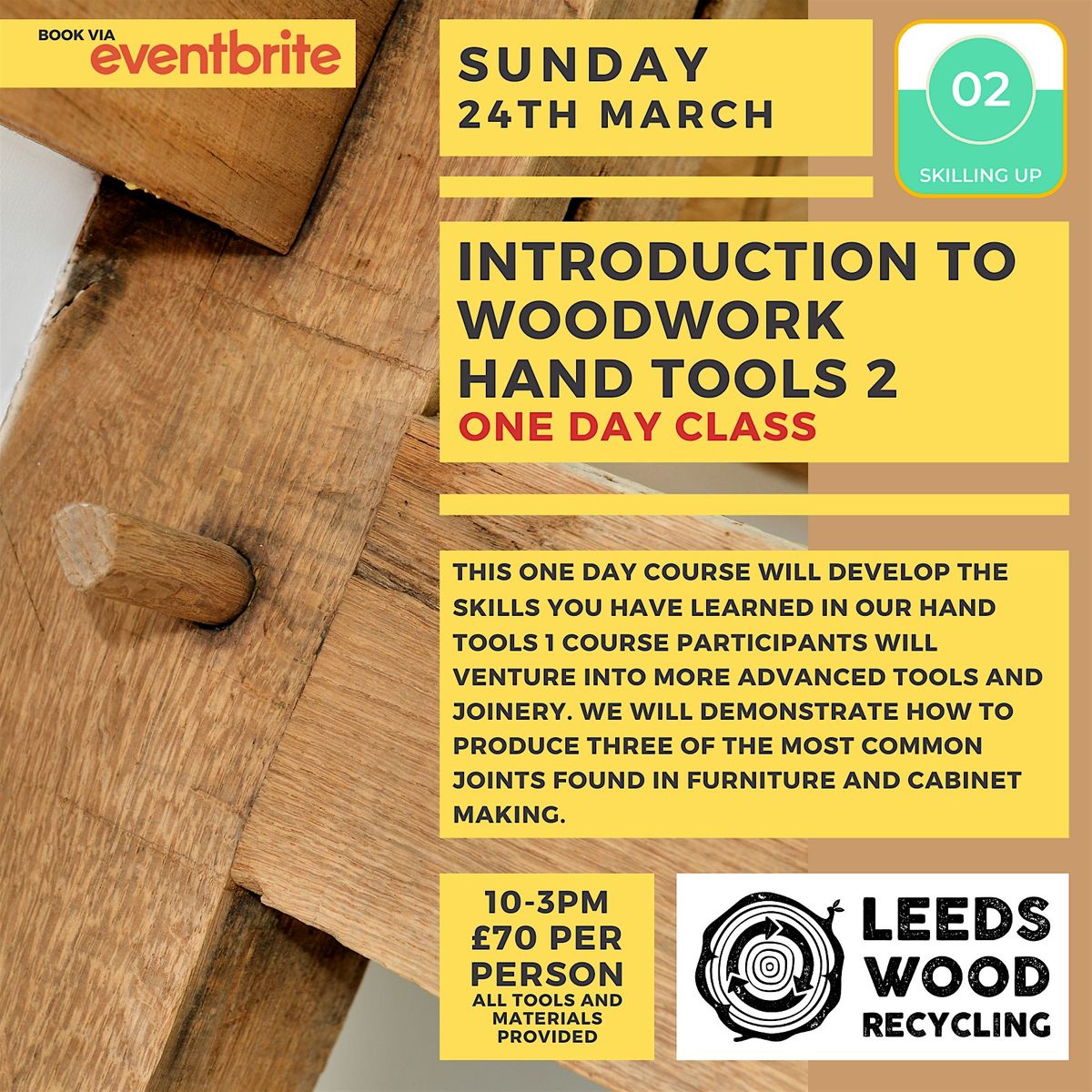 Introduction to Woodwork: Hand Tools Level 2