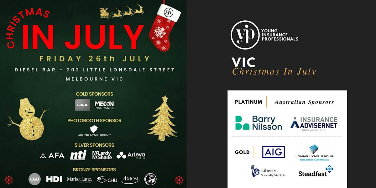 YIPs Victoria Presents - Christmas In July