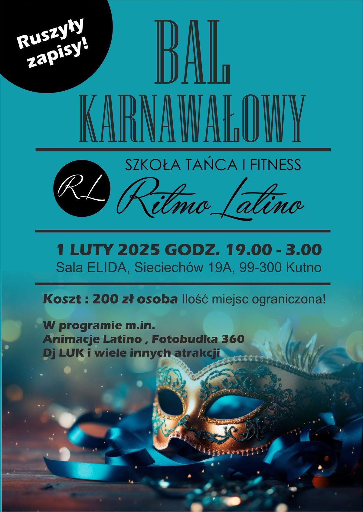 Bal karnawa\u0142owy z RL Ritmo Latino 