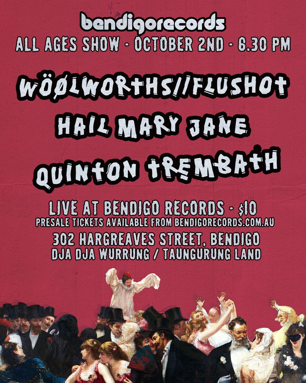 W\u00f6\u00f8lworths\/\/FluShot Feat. Hail Mary Jane and Quinton Trembath