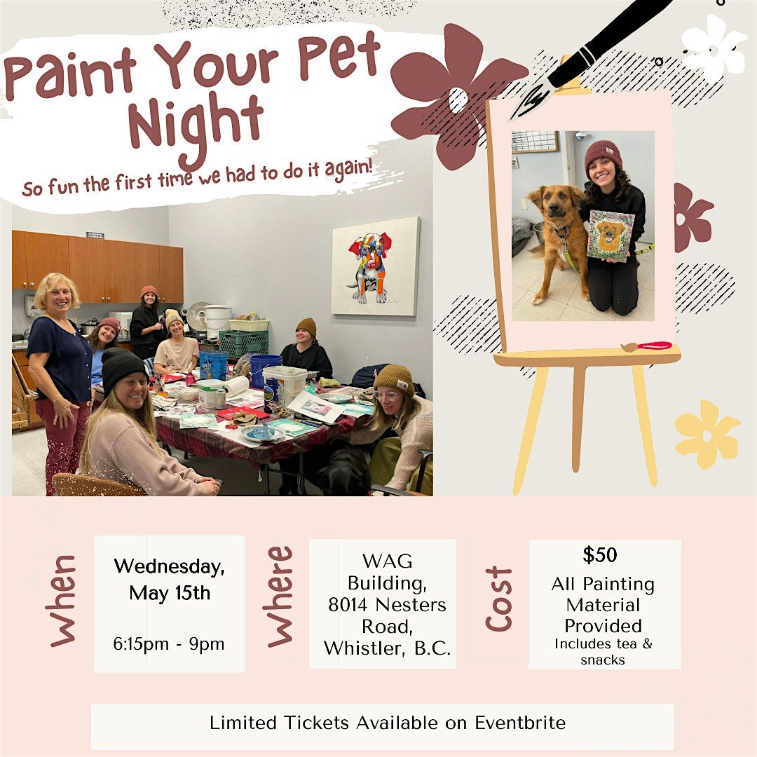 WAG Paint Your Pet Night