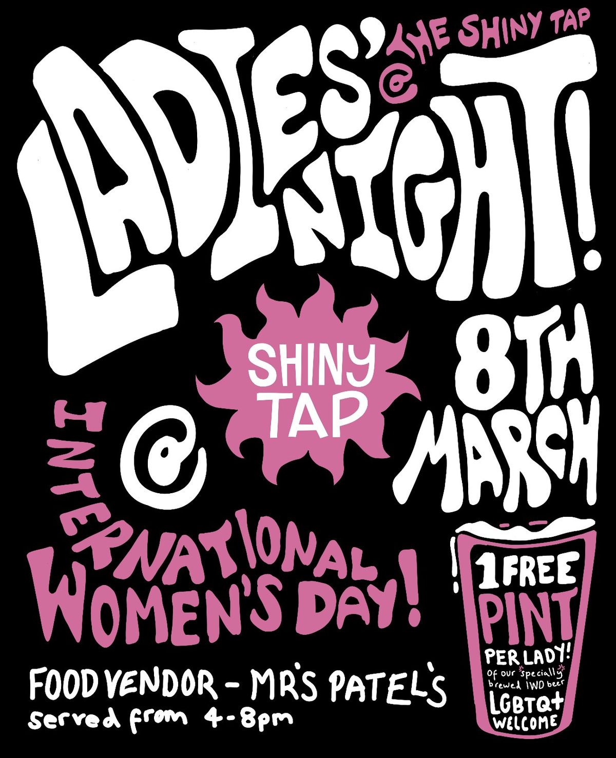 International Women's Day Celebration with Free Beer and Indian Street Food