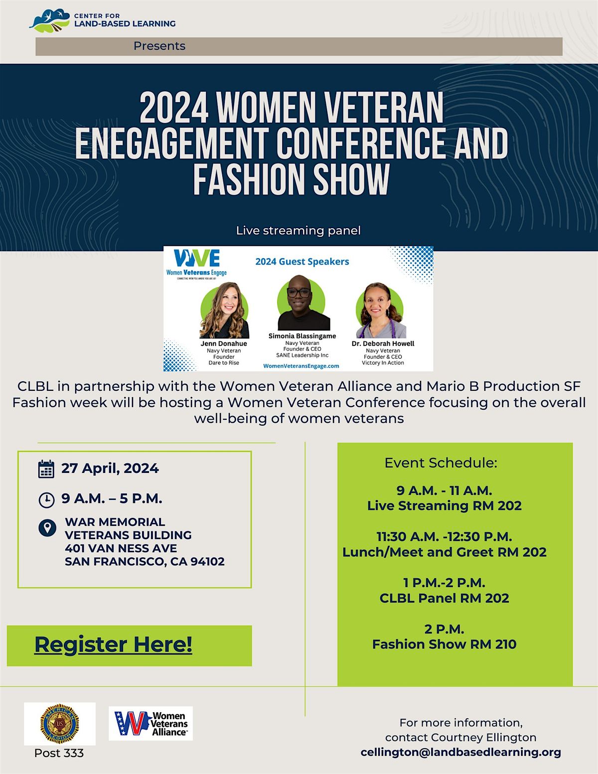 2024 Women Veteran Engagement Conference and Summer in Paris Fashion Show