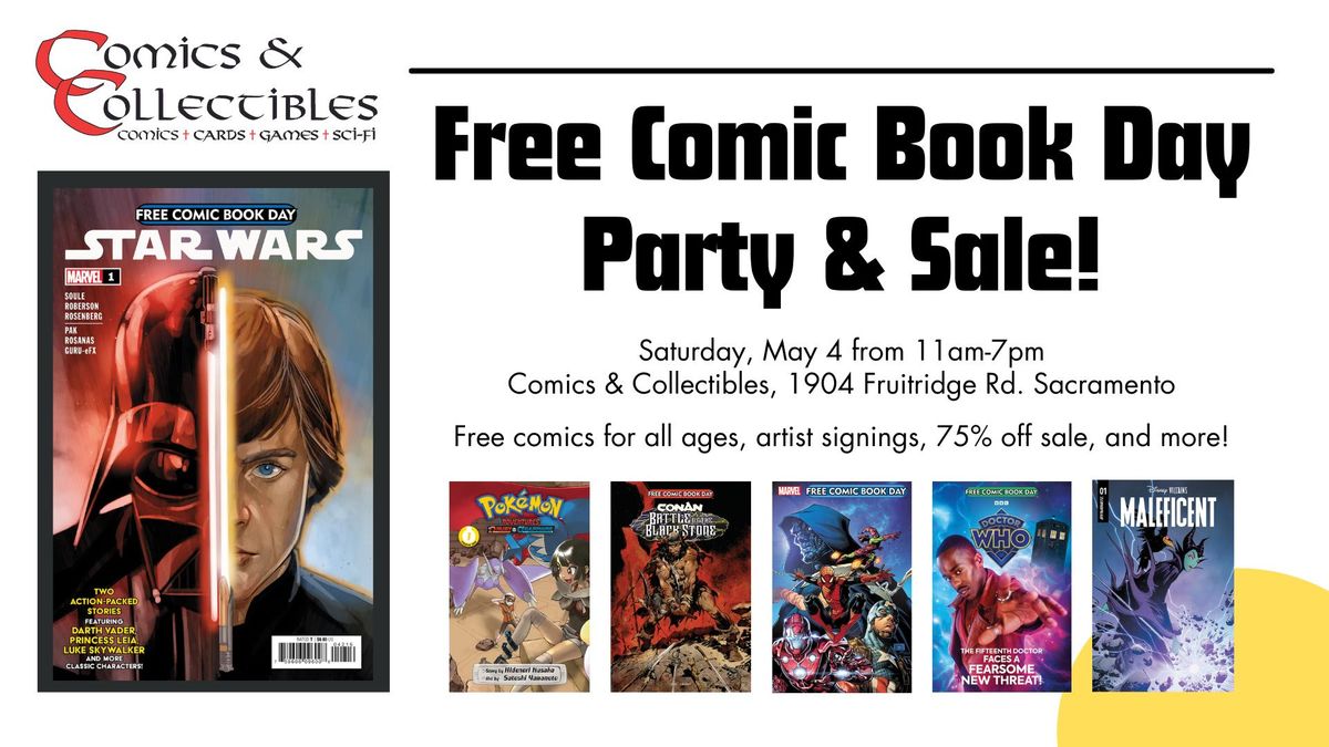 Free Comic Book Day Party & Sale at Comics & Collectibles!