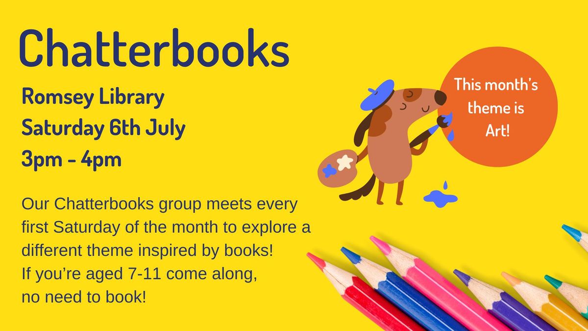 Chatterbooks at Romsey Library