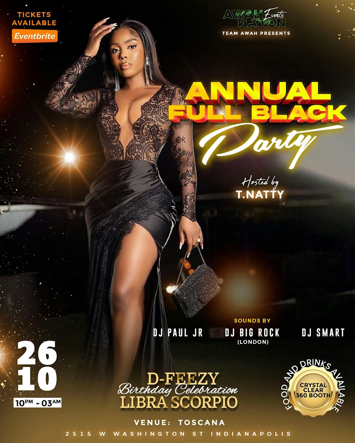 Annual Full black Libra Scorpio event