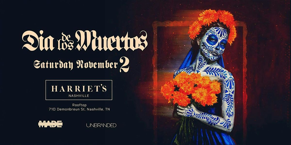 Dia de los Muertos Nashville Halloween Party | Harriet's Rooftop