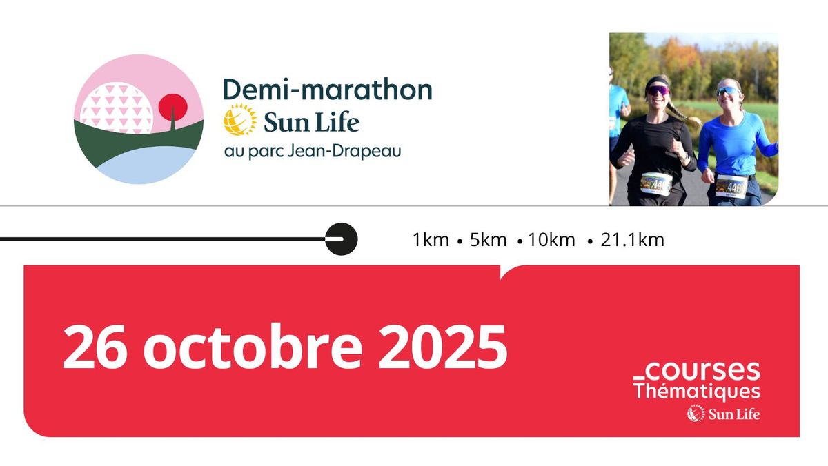 Demi-Marathon Sun Life au parc Jean-Drapeau 2025