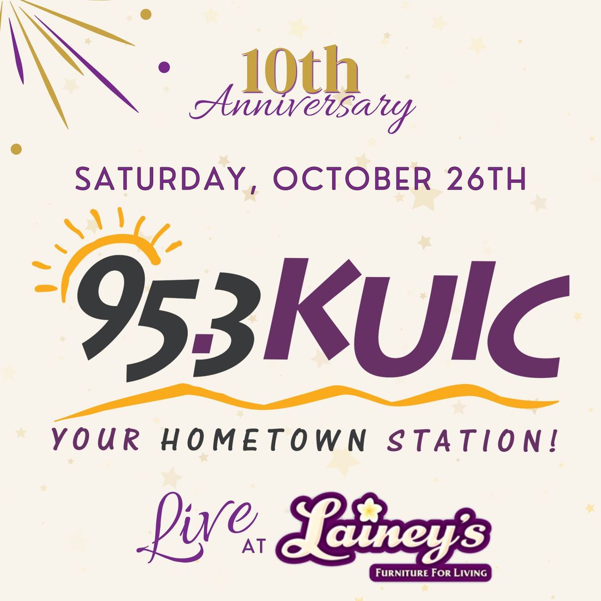 10th Anniversary Celebration with Food Trucks KUIC live 