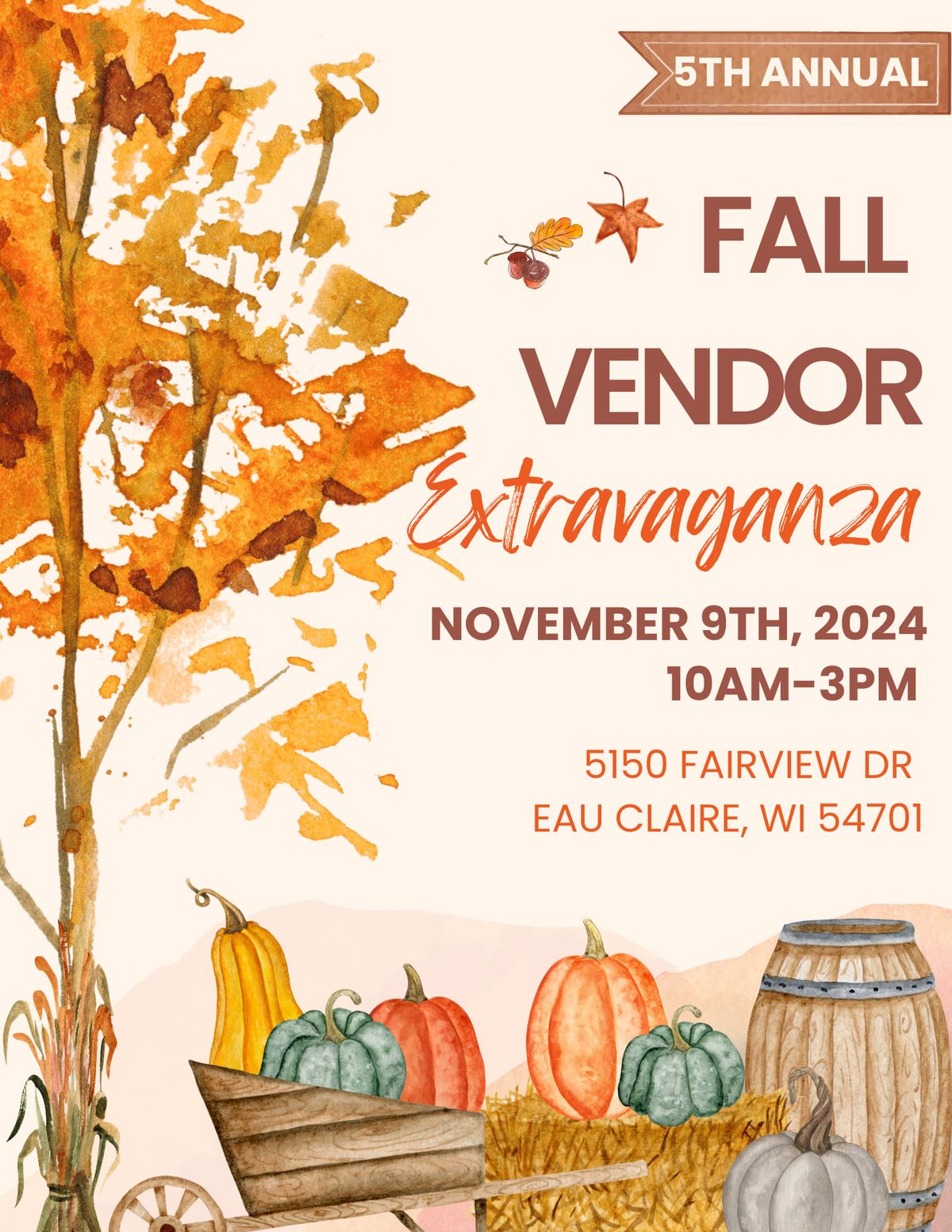 5th Annual Fall Vendor Extravaganza