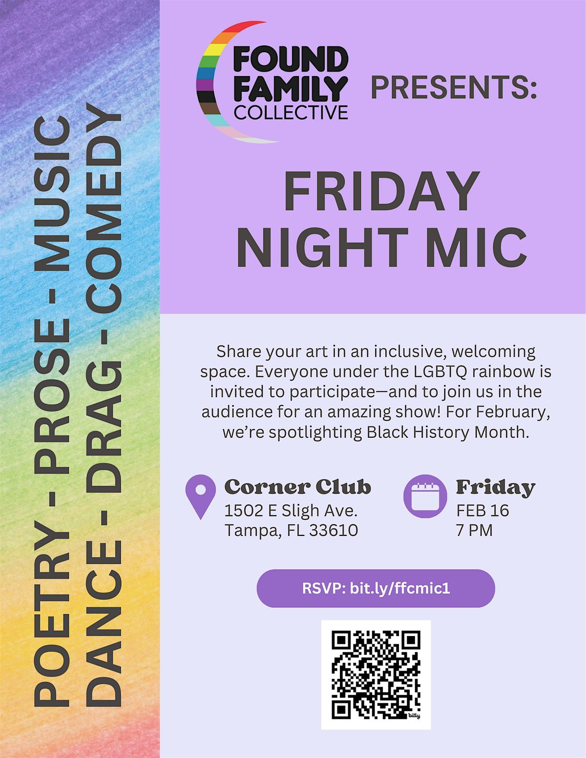 Found Family Collective Presents Friday Night Mic