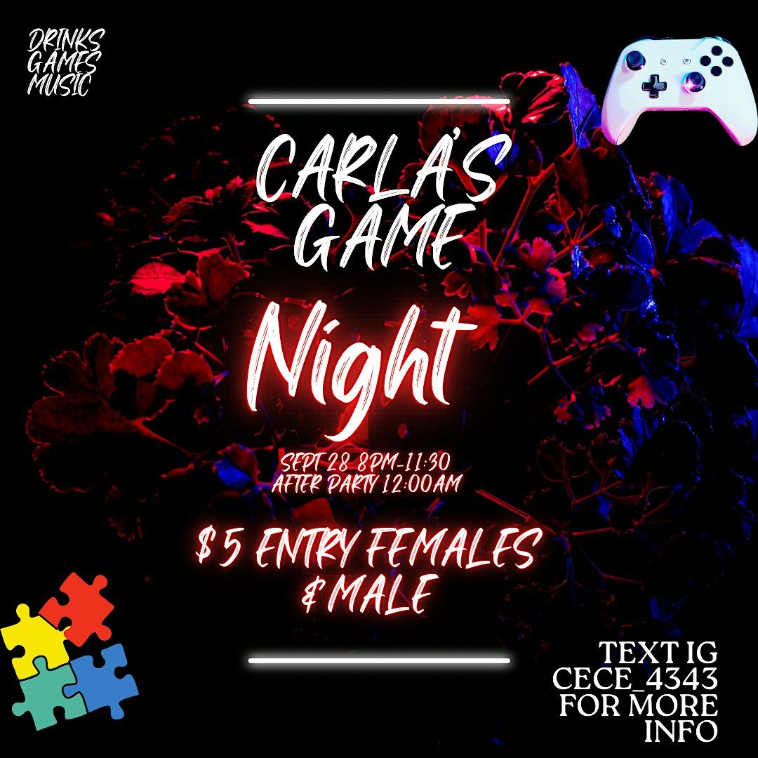 Welcome to Carla\u2019s game night where your wish will be fulfilled