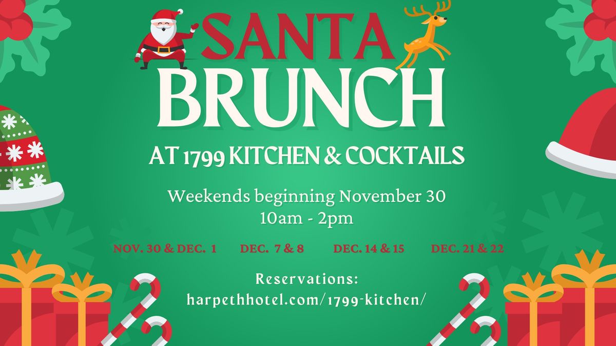 Santa Brunch at 1799 Kitchen & Cocktails