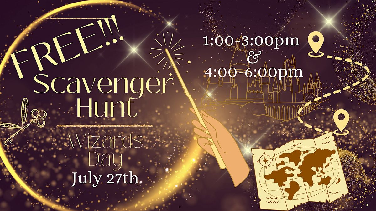 FREE Magical Scavenger Hunt - at the Alley on Bitters