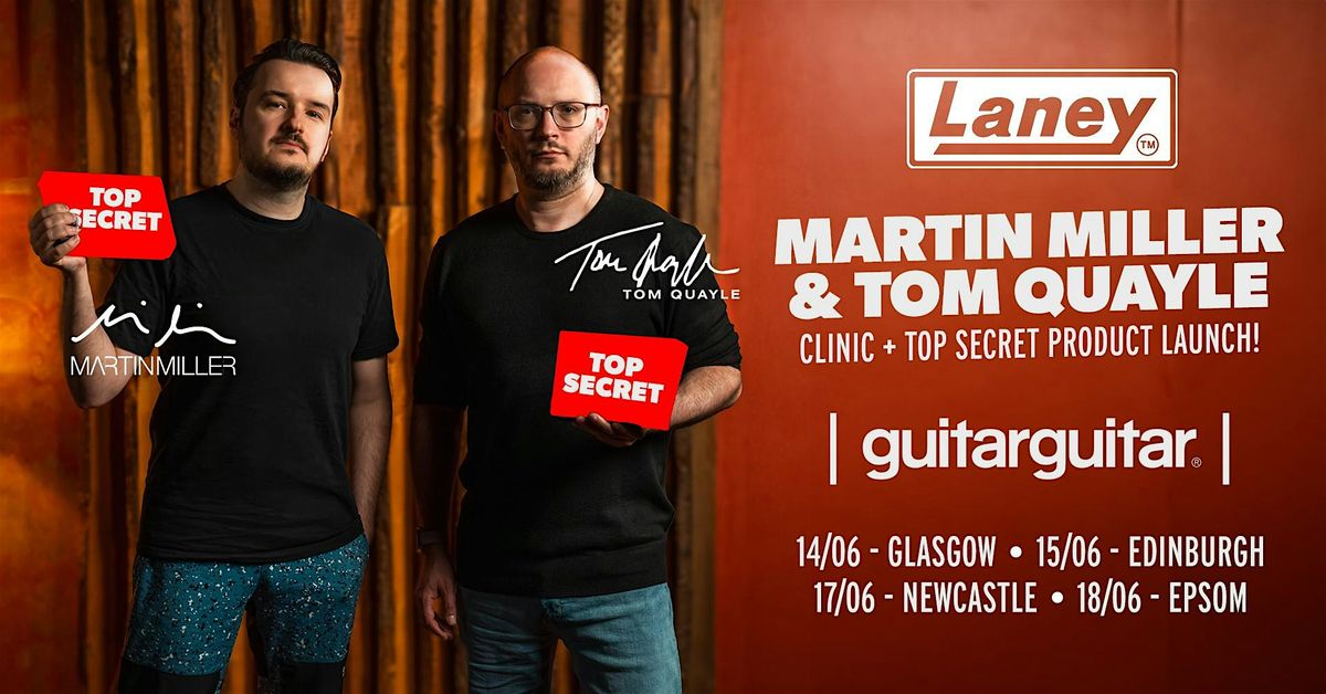 Martin Miller & Tom Quayle Laney Clinic at guitarguitar Newcastle!