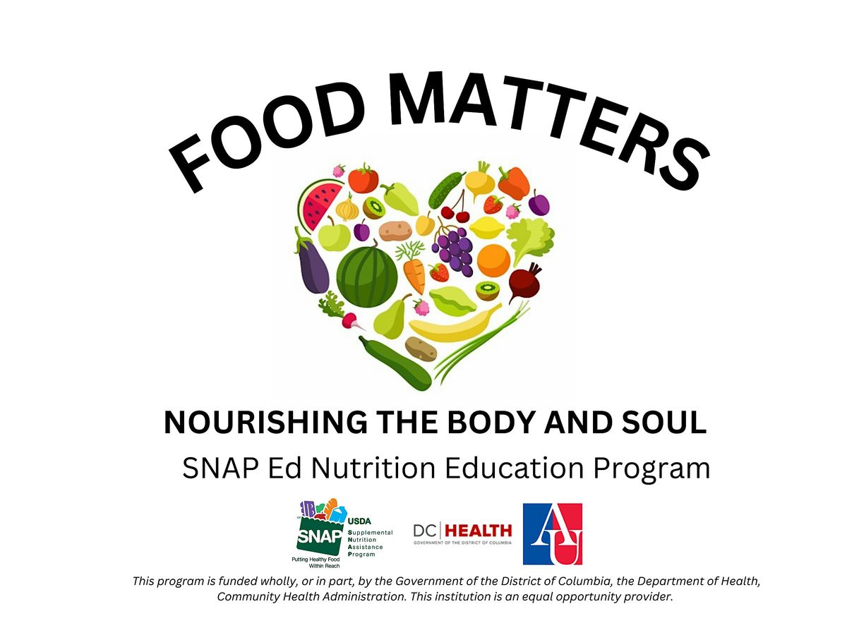 a FREE Nutrition Learning Series Food Matters - (Kenilworth Rec Center)
