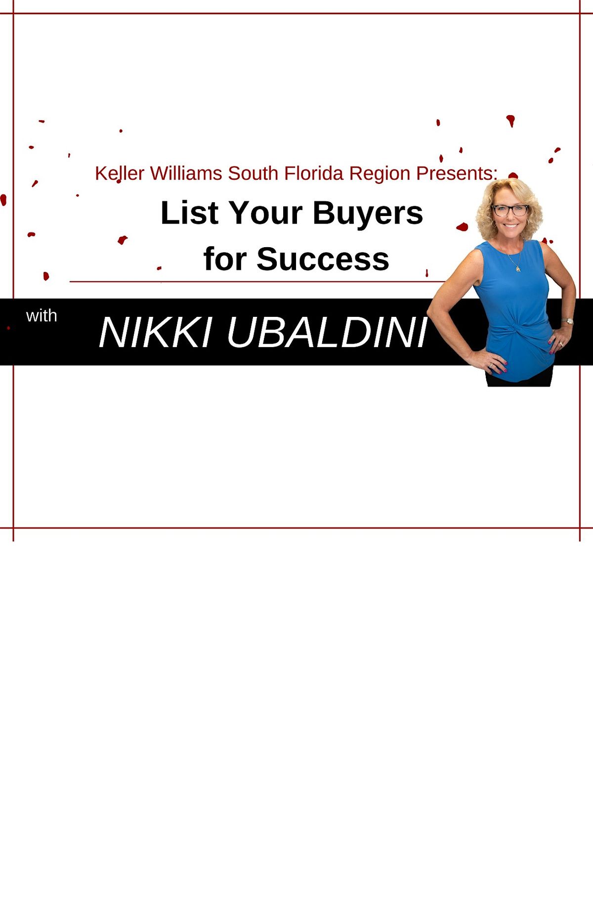 FREE List Your Buyers For Success with Nikki Ubaldini in Melbourne