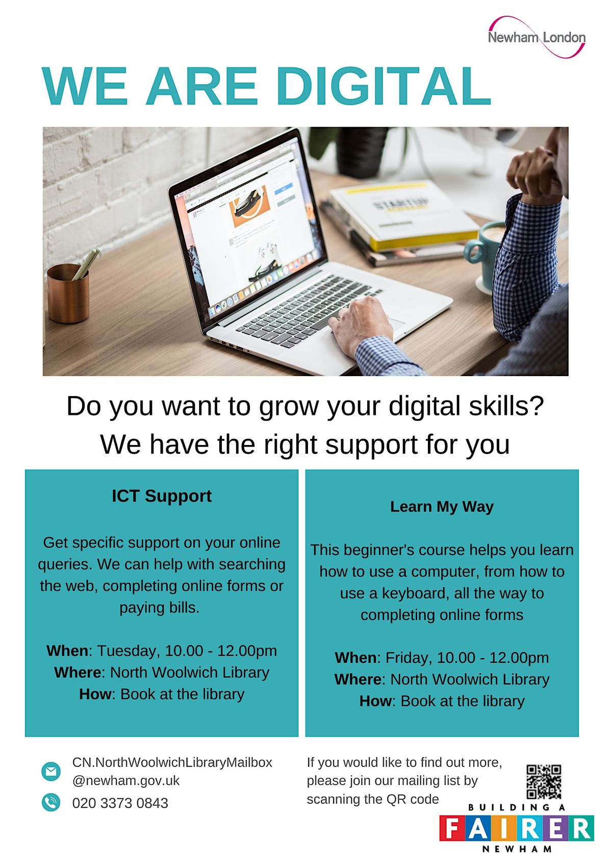 We are Digital: ICT Support at North Woolwich Library