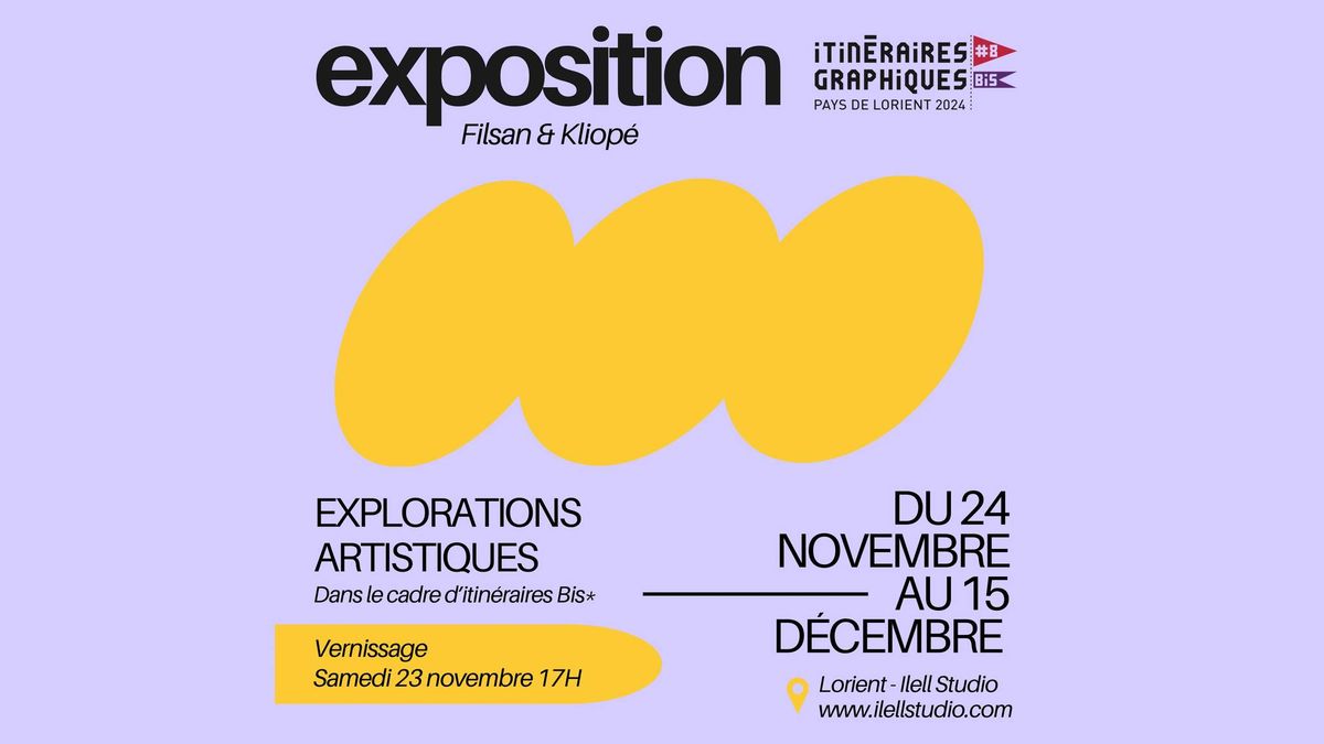 Exposition Ilell Studio | Itin\u00e9raires Bis 