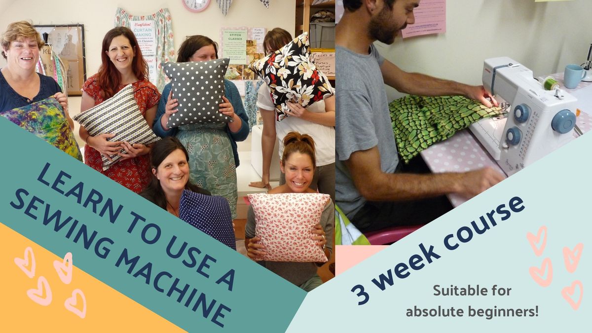 Learn to Use a Sewing Machine (3-week course)