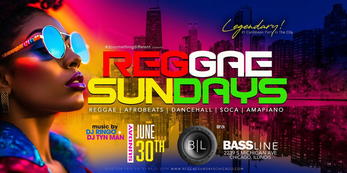 REGGAE SUNDAY \/\/ The #1 Caribbean Party In The City