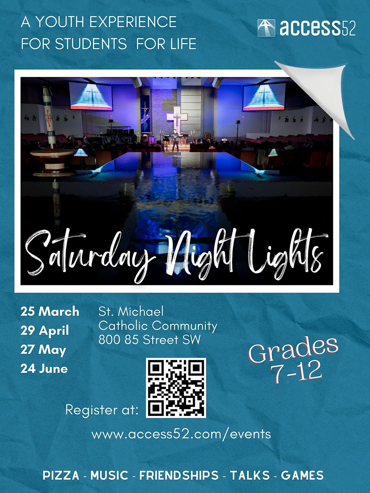 Saturday Night Lights Youth Group (May), St. Michael Catholic Community, Calgary, 27 May 2023