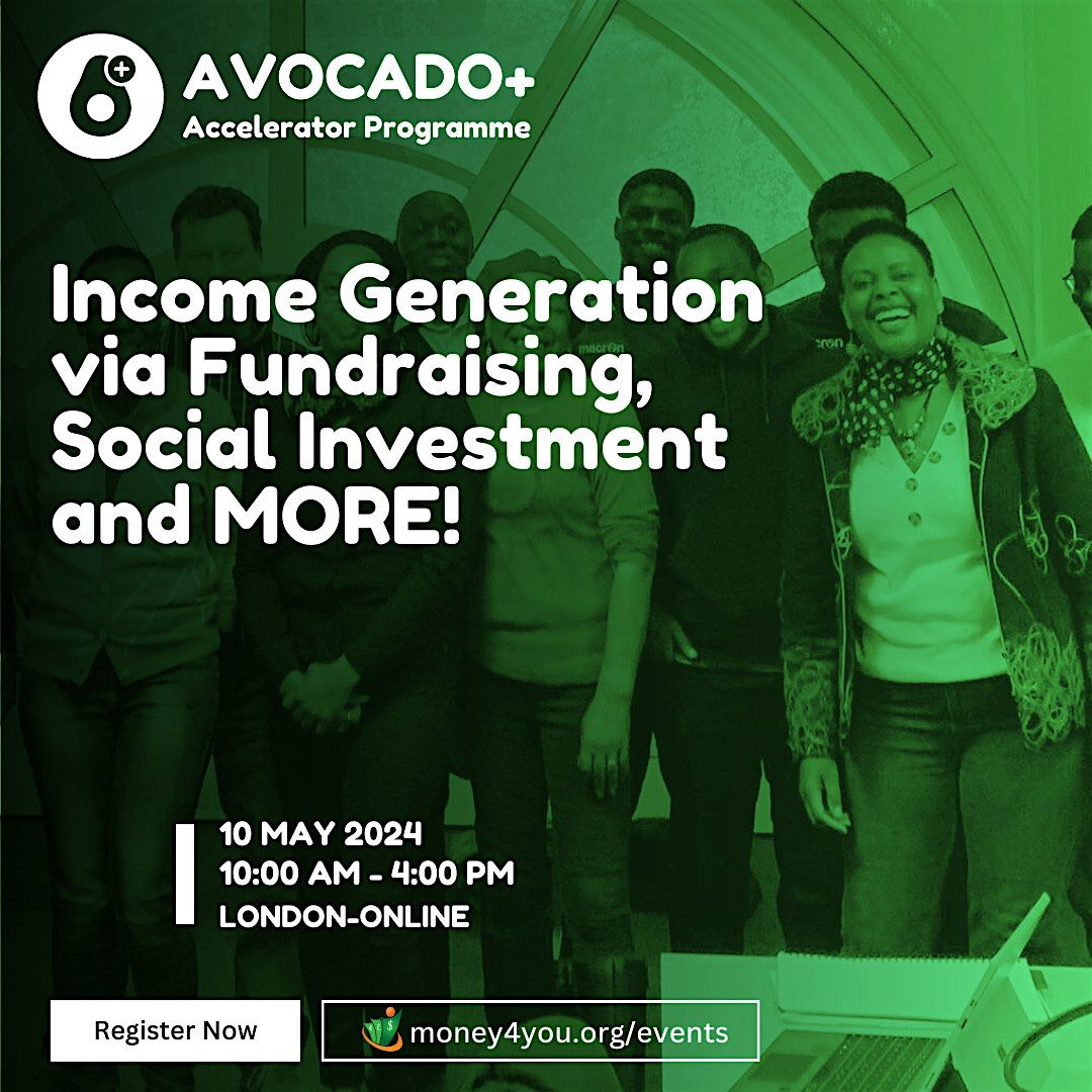 Income Generation via Fundraising, Social Investment & More