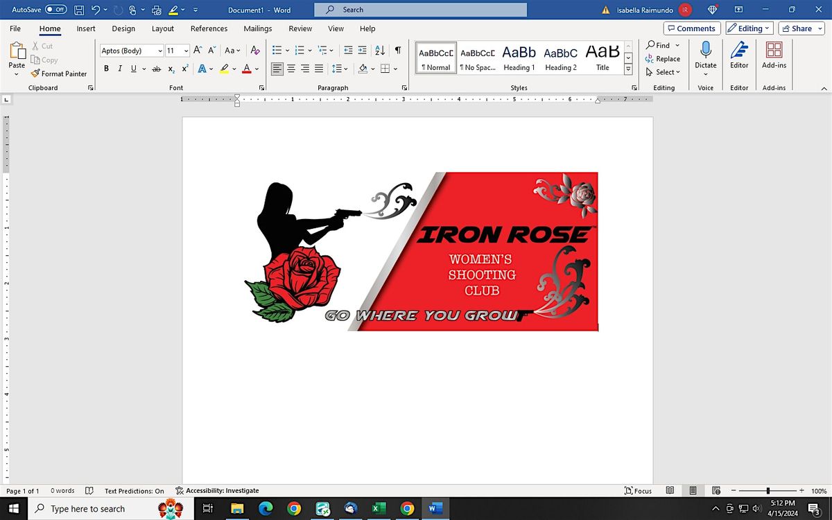 Iron Rose Women's Shooting Club COURSE NIGHT - Fundamentals