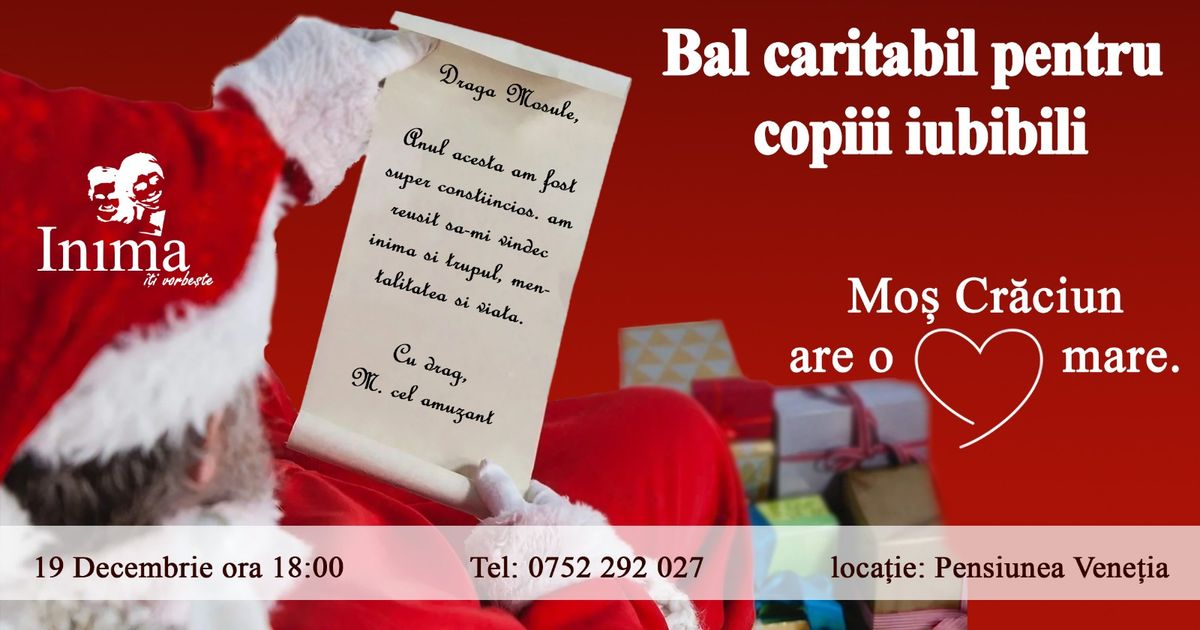 Bal caritabil pentru copiii iubibili!