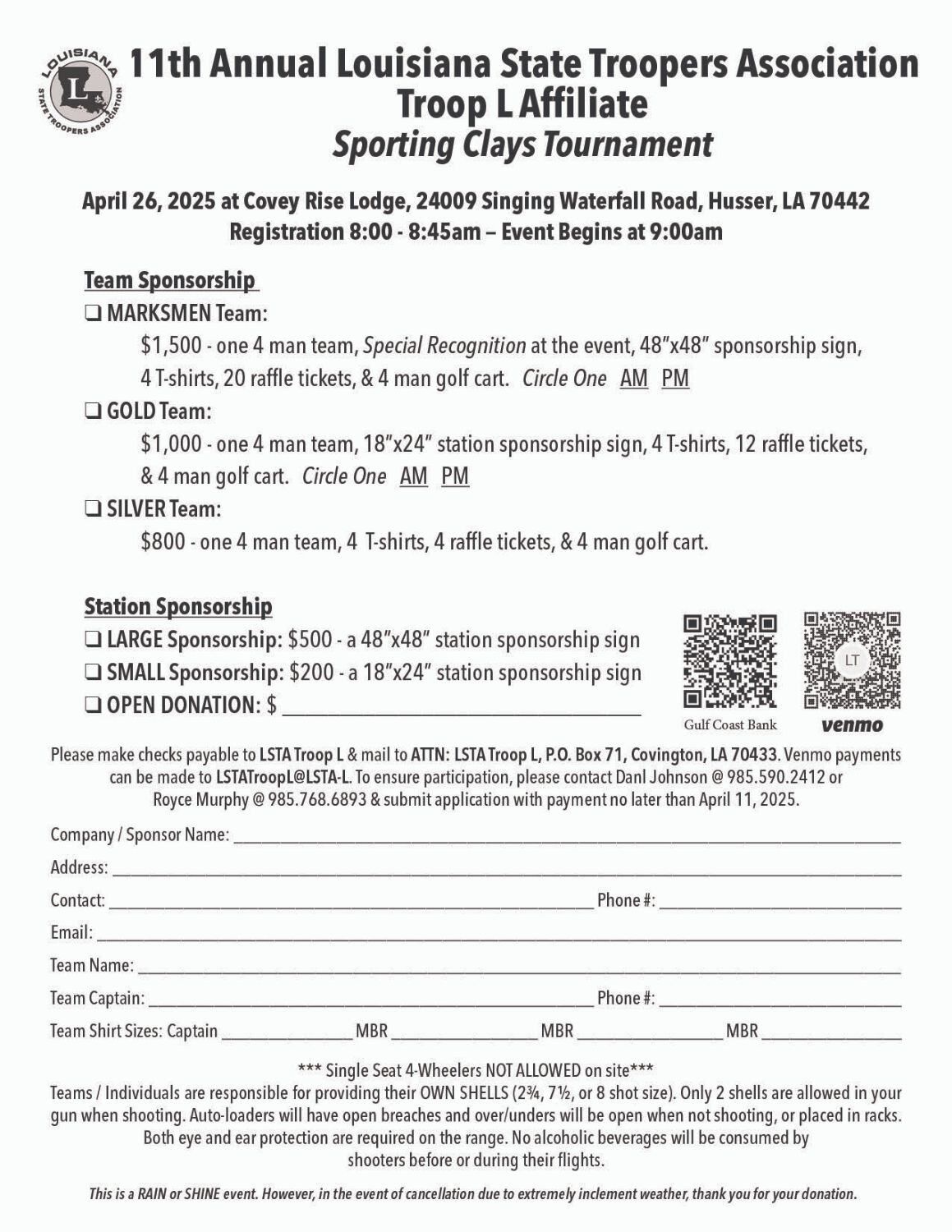 Trooper at Mary Browns Centre