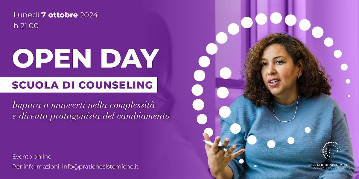 OPEN DAY: Presentazione della Scuola di Counseling