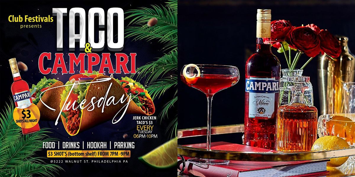 $3 Taco and $3 Campari Tuesdays