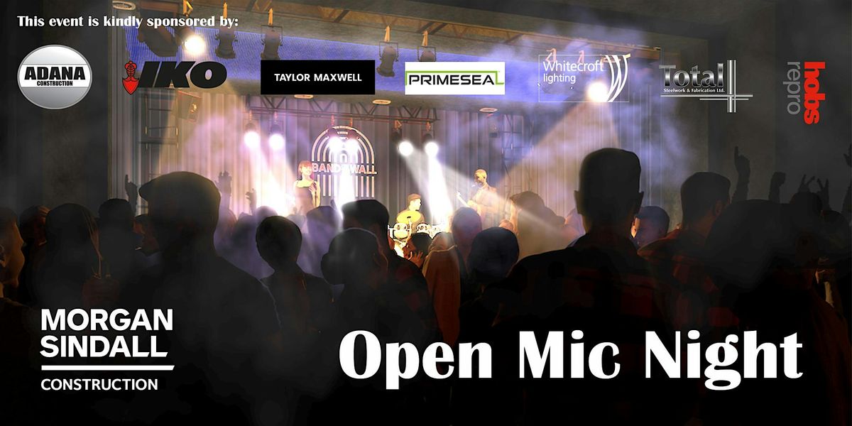 Morgan Sindall's Open Mic Night - Manchester 2024