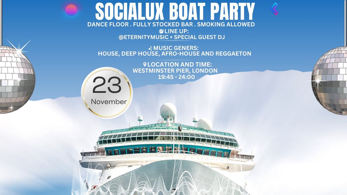 SOCIALUX BOAT PARTY 