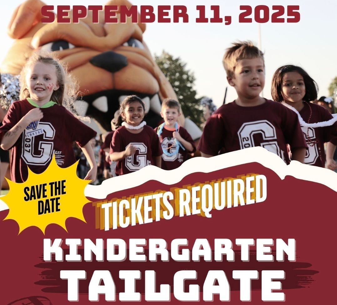 Grandville Kindergarten Tailgate - Class of 2038 