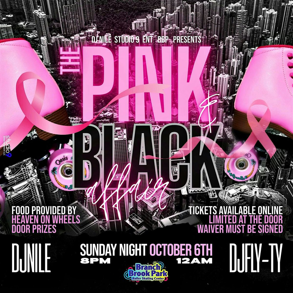 Pink and Black Affair Adult Skate