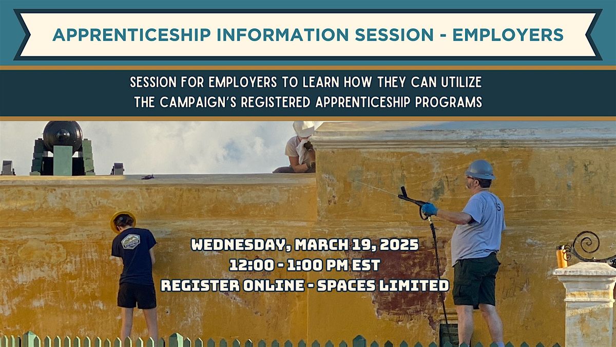 Apprenticeship Information Session - Employers