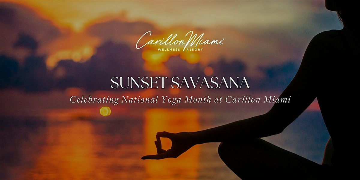 Sunset Savasana