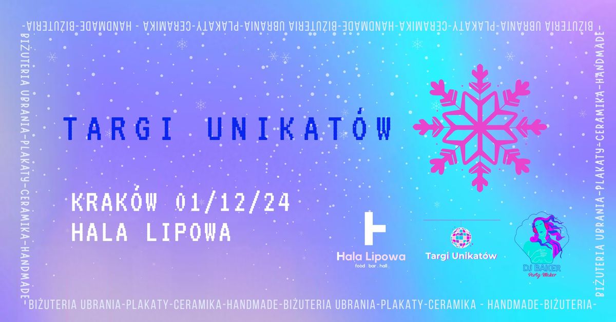 Targi Unikat\u00f3w \/ Krak\u00f3w \/ 01.12.2024