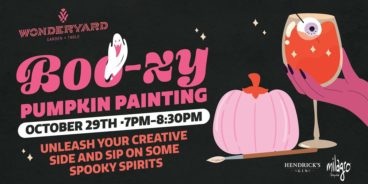 BOOzy Pumpkin Painting