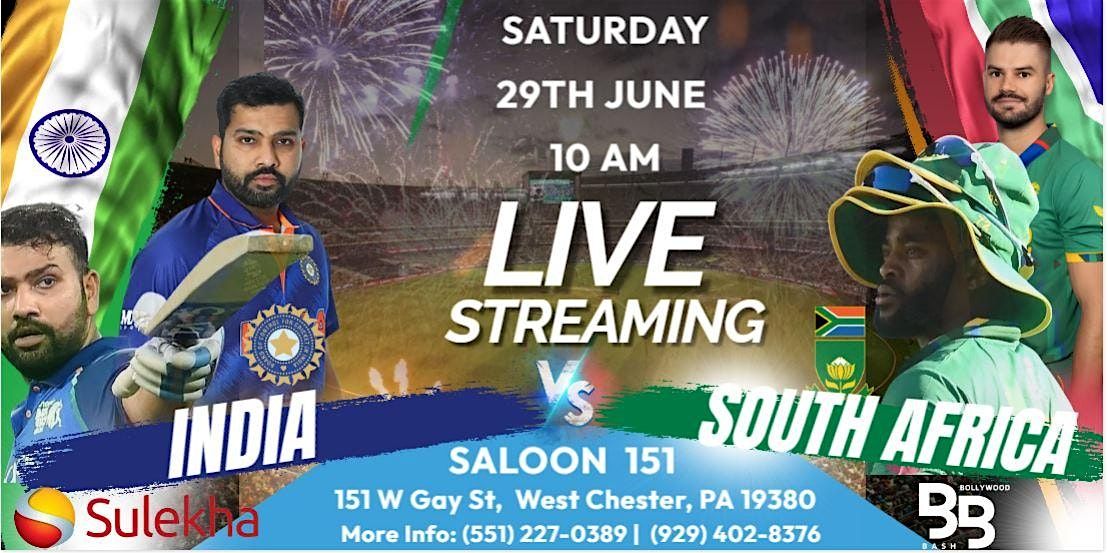 Official Partner INDIA vs South Africa in WESTCHESTER PA (FAMILY FRIENDLY)