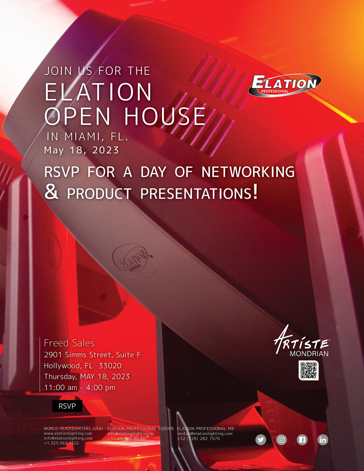 Elation Professional Open House - MIAMI