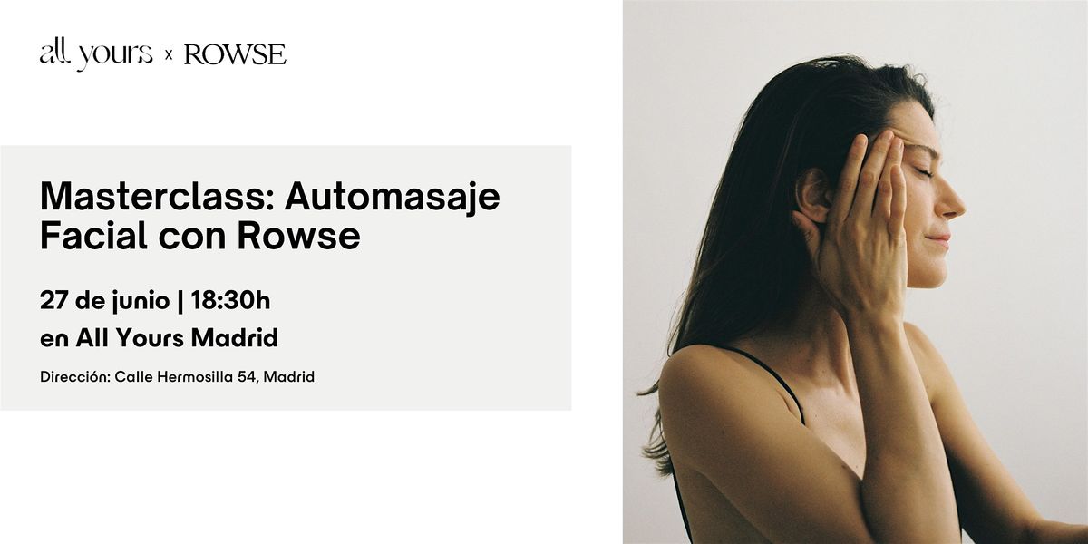 Taller de Automasaje Facial con Rowse