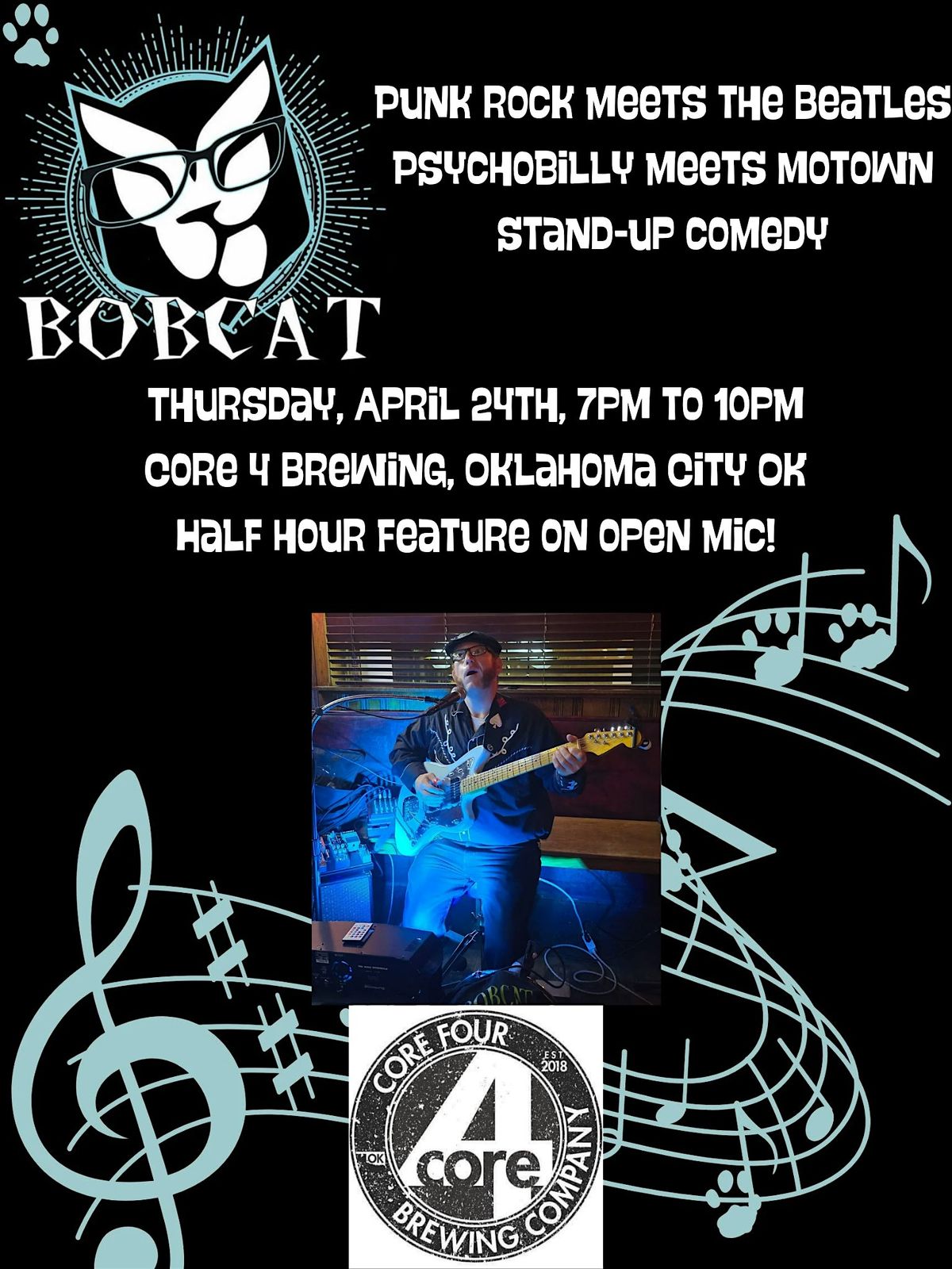 Bobcat Live At Core4 Brewing Oklahoma City OK