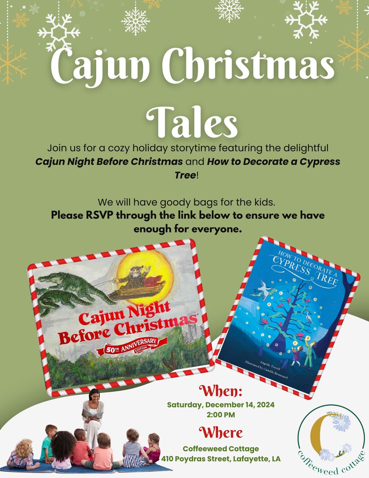 Cajun Christmas Story Times