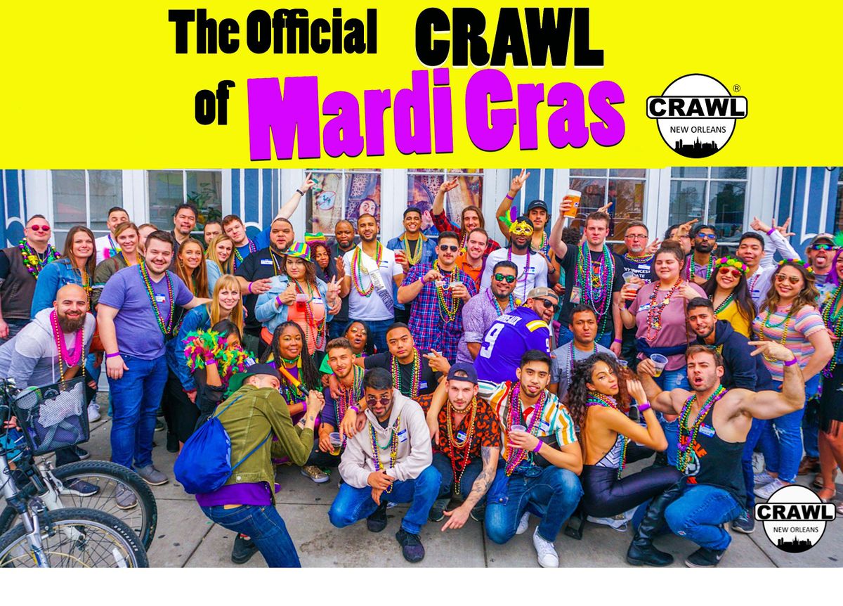 The Official Crawl of Mardi Gras 2023