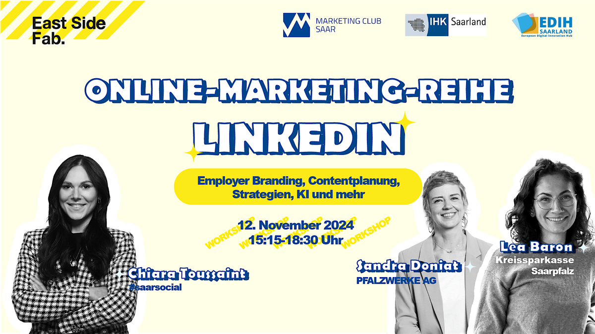 Workshops: Online-Marketing-Reihe #LinkedIn