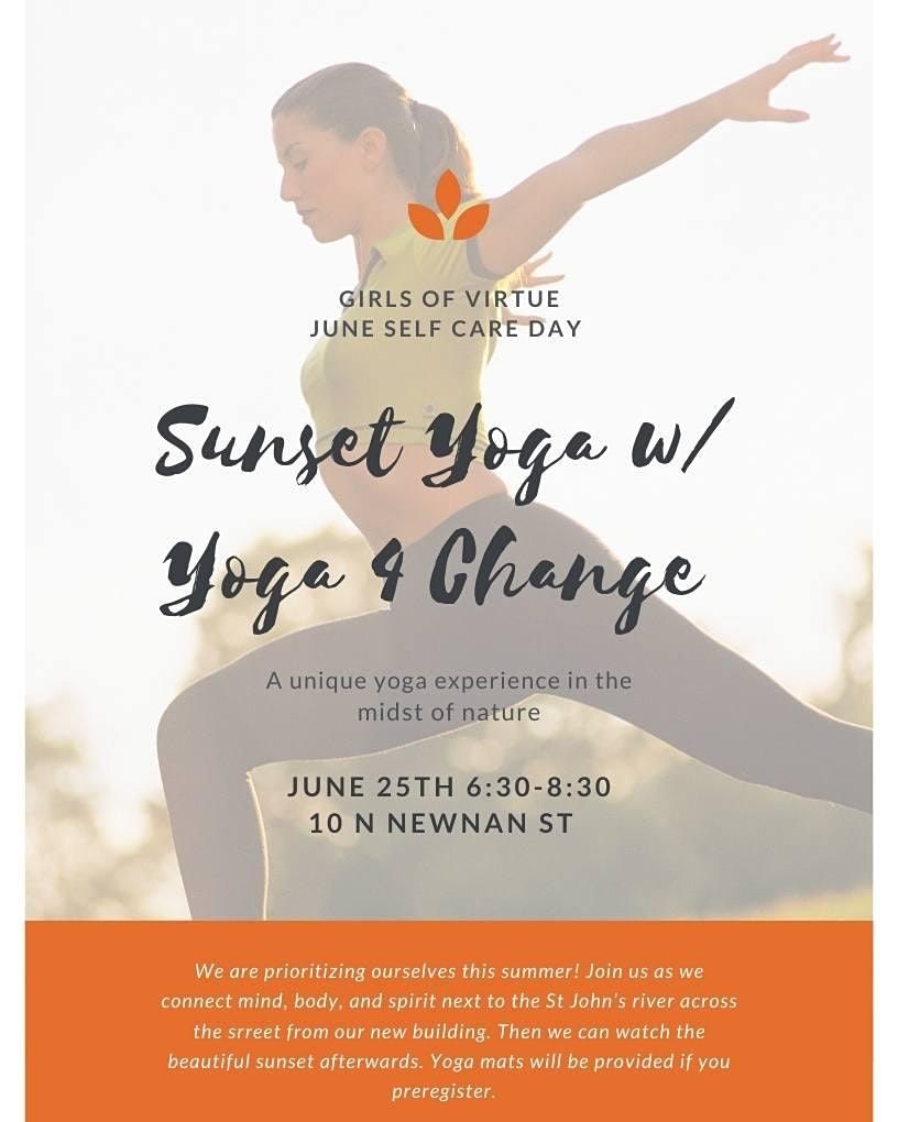 June Self Care Day - Sunset Yoga in the Park