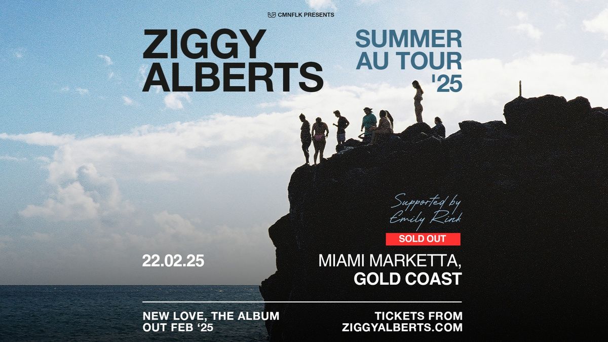 Ziggy Alberts - Miami Marketta, Gold Coast (All Ages) - SOLD OUT